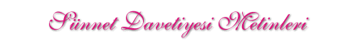 davetiyeevi snnet metinleri